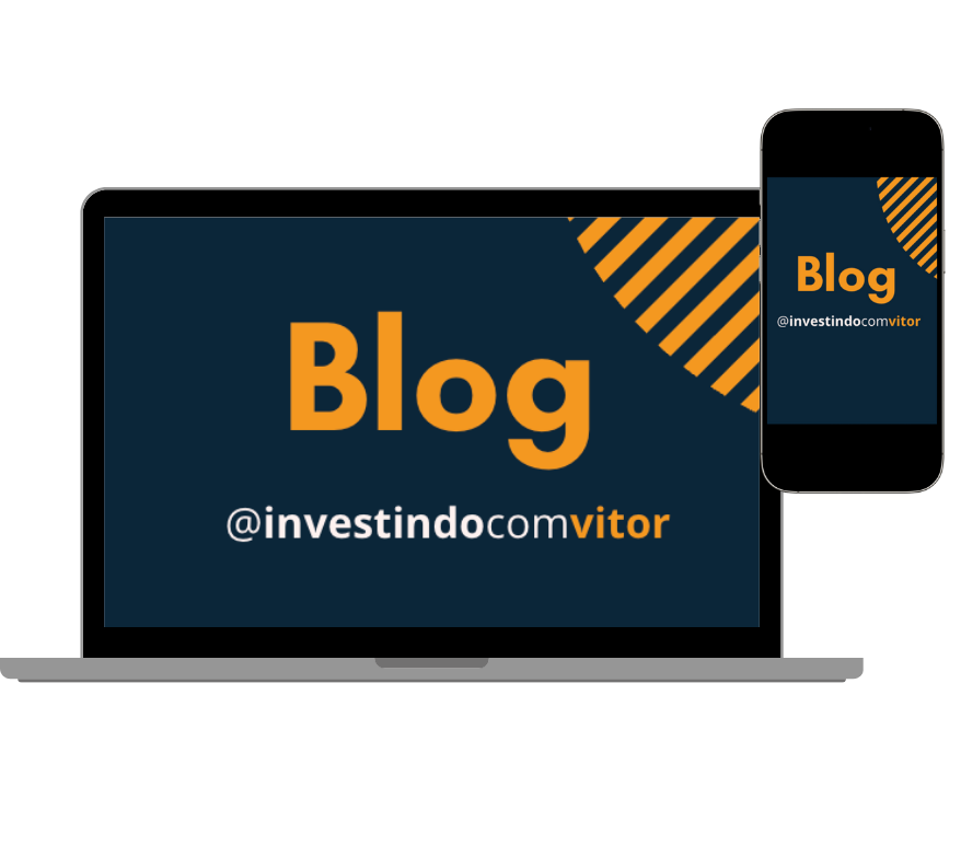 Figura de um computador com o blog aberto